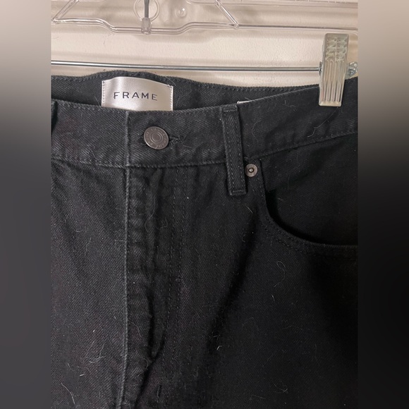 Frame The Bubble High Rise Black Jean - Picture 3 of 7